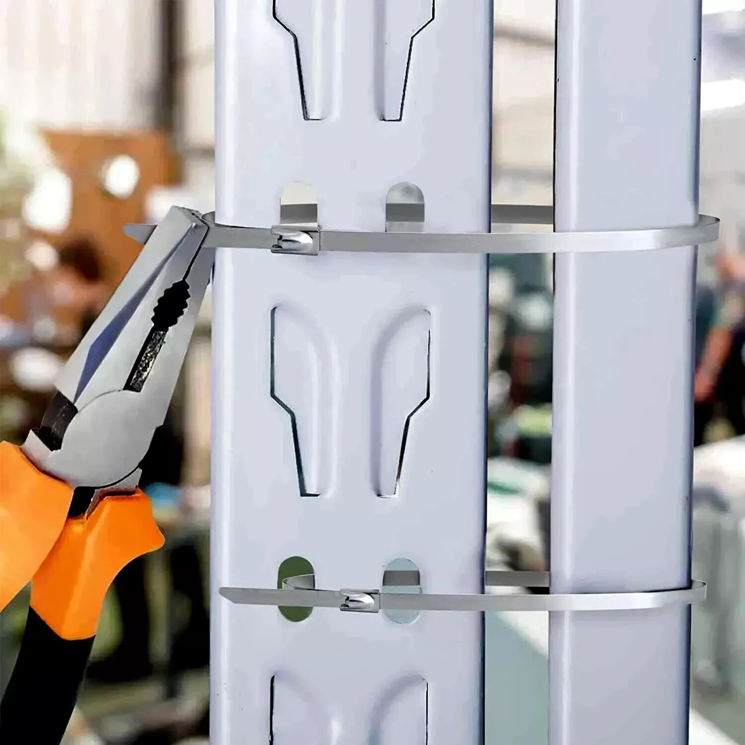 Metal Zip Ties 304 Stainless Steel Heavy Duty Cable 198-400lb 8" 12" 18 24" 36"