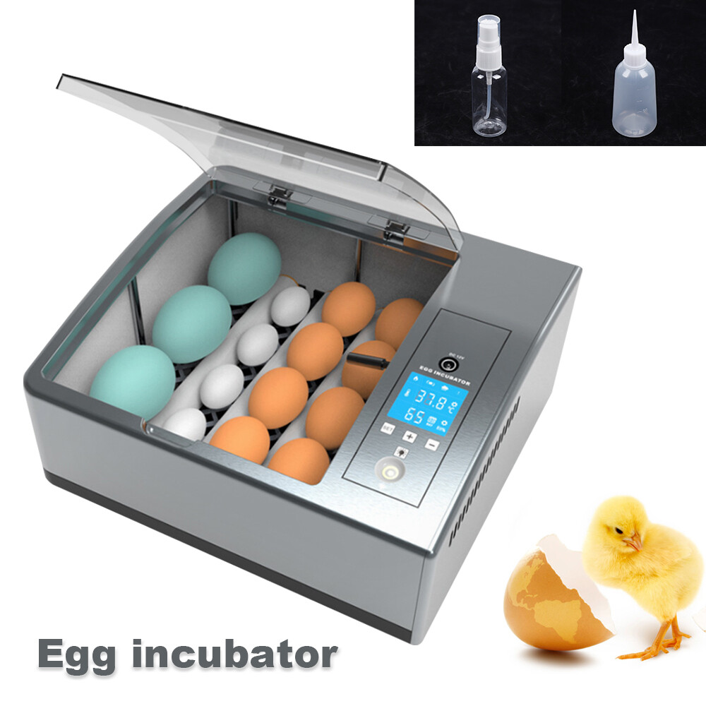 For Hatching Egg Full Automatic Turning Duck Chicken Egg 16 Eggs Egg Incubator