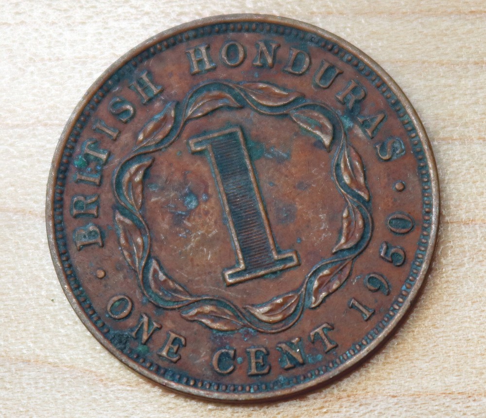 1950 British Honduras 1 Cent