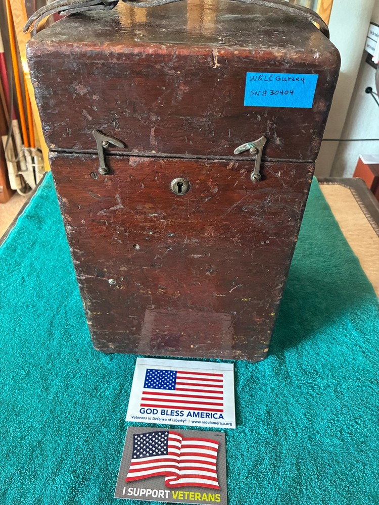 Antique W & LE Gurley ... Sn 30404 with Box & strap