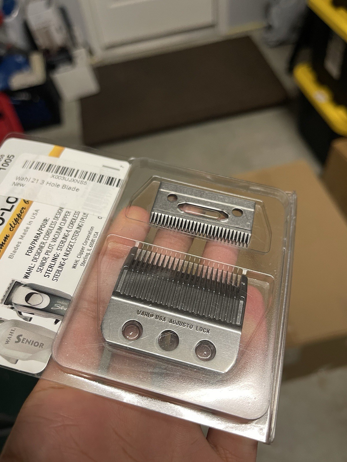 Wahl 1005 Adjusto-Lock 1mm-3mm Clipper Blade 3 Hole For Designer, Senior NEW