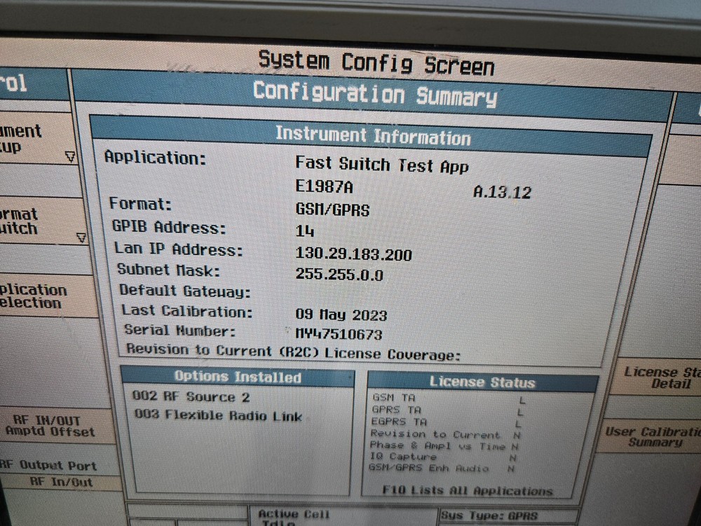 HP Agilent E5515C Wireless Communication Test Set - (MY4751)