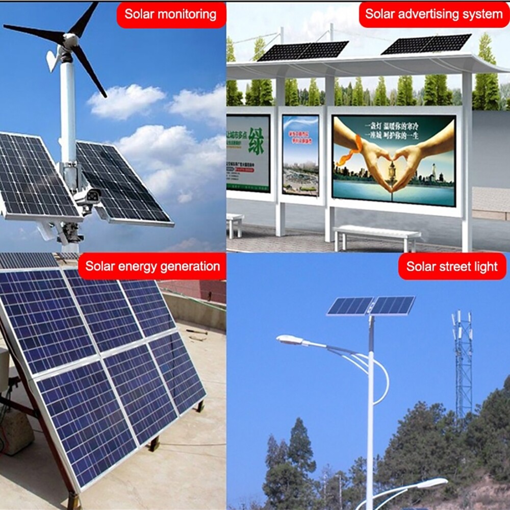 Solar Panel Charge Controller 12V 24V 60A Automatic Universal USB LCD Dispaly