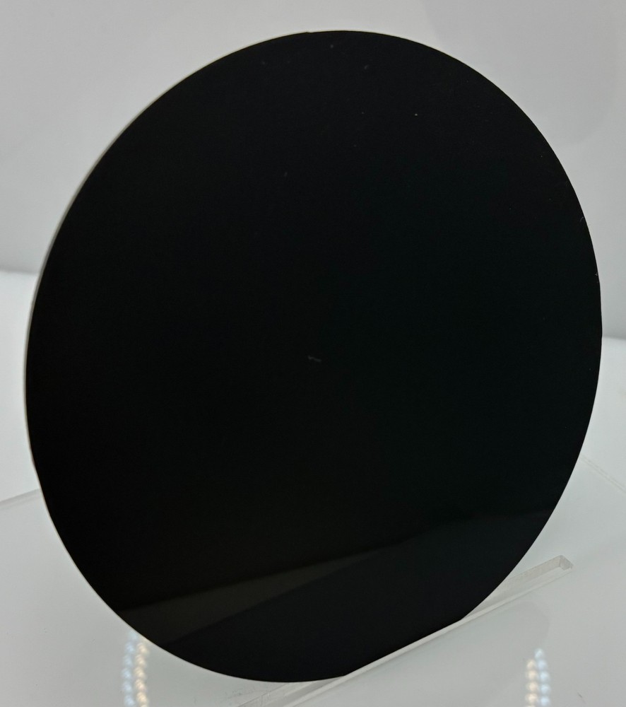 (2-Pack) Acrylic Plexiglass Circle Disc - 1/8" thick - Black - 4" Diameter
