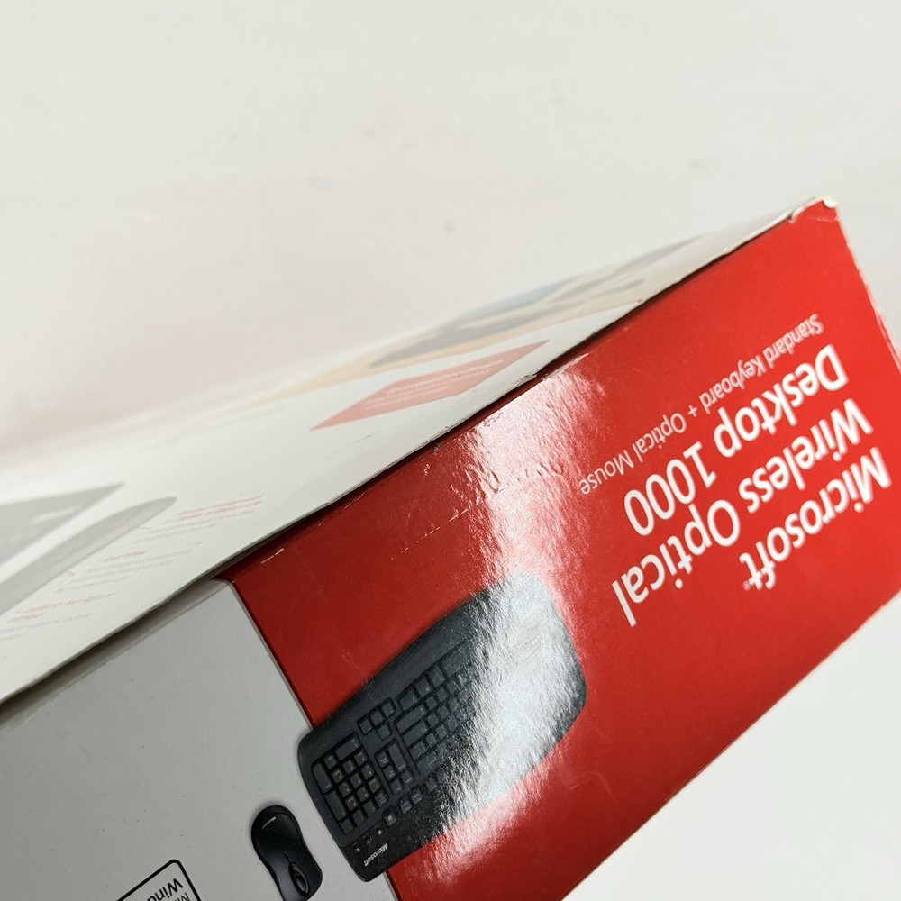 Microsoft Wireless Optical Desktop 1000 Standard Keyboard & Mouse Open Box