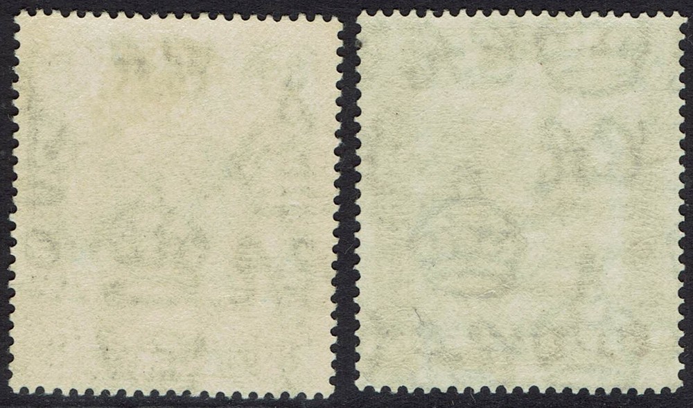 BRUNEI 1924 RIVER VIEW 8C BLUE AND GREY WMK MULTI SCRIPT CA