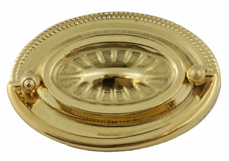3" Hepplewhite Style Pull Brass