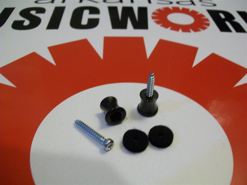 NEW - Buttons For Dunlop Original Strap Lock System, BLACK