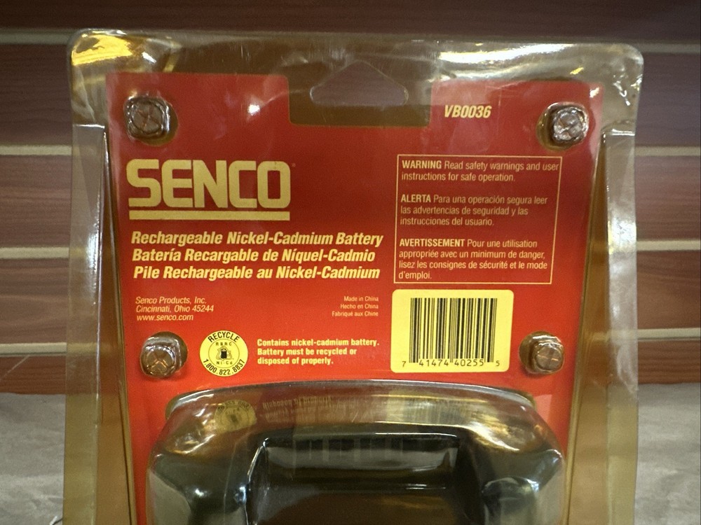 SENCO BATTERY VB0036 18 VOLT 2.4Ah