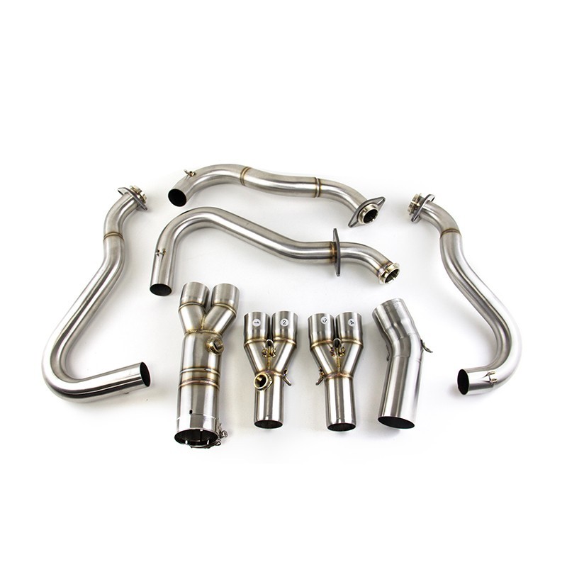 For Kawasaki Ninja ZX6R ZX636 2009-2025 Full Exhaust System Header Muffler Pipe