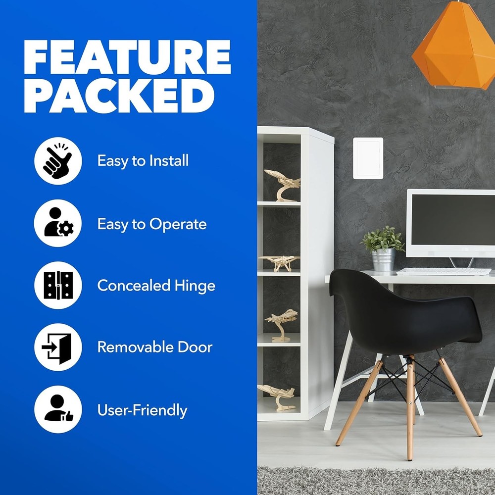 Customizable 4x6 Access Panel for Seamless Drywall Installation & Access