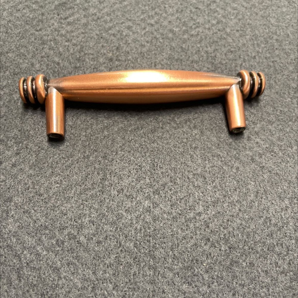 3" Domed Ringed Pull Antique Copper