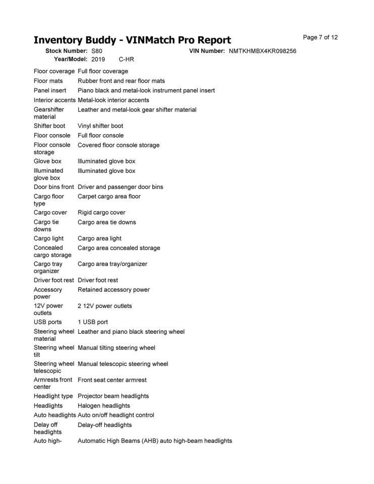 Camera/Projector Camera Front Windshield Mounted Fits 19 C-HR 1117762