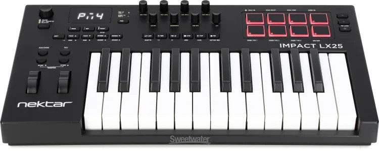 Nektar Impact LX25 mk3 MIDI Controller