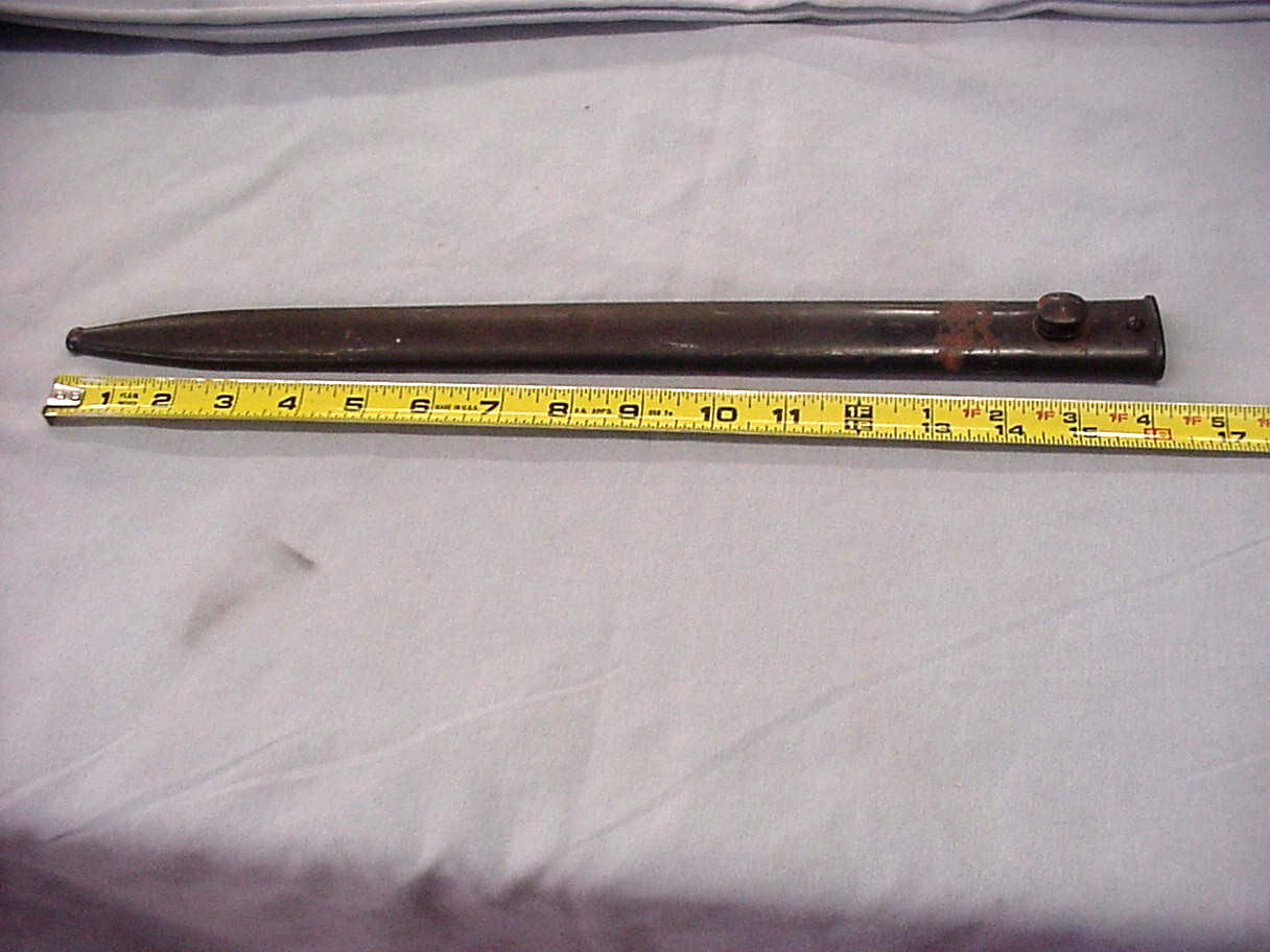 1900s German Italian Dutch US Argentine Chilean Bayonet Scabbard