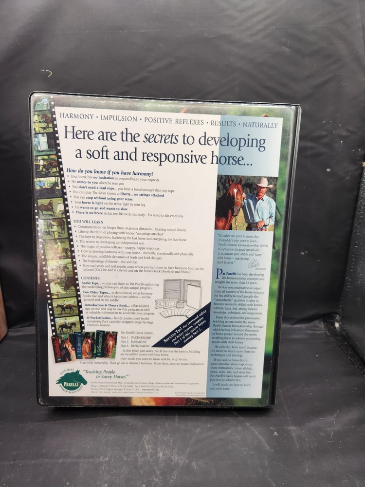 Pat Parelli's Savvy System Complete Set 1-3: Partnership, Harmony, Refinement