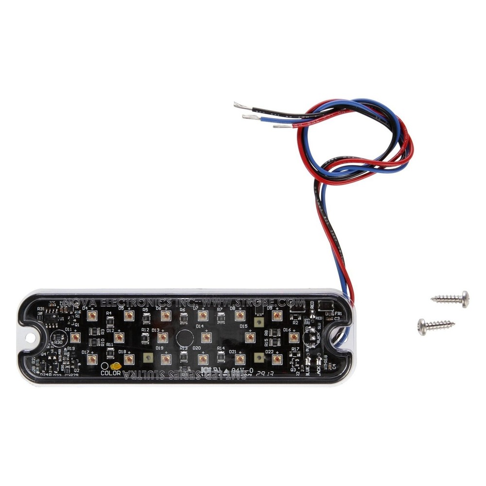 Truck-Lite Surface Mount Slim Version Traffic Control Yellow LED Strobe Light