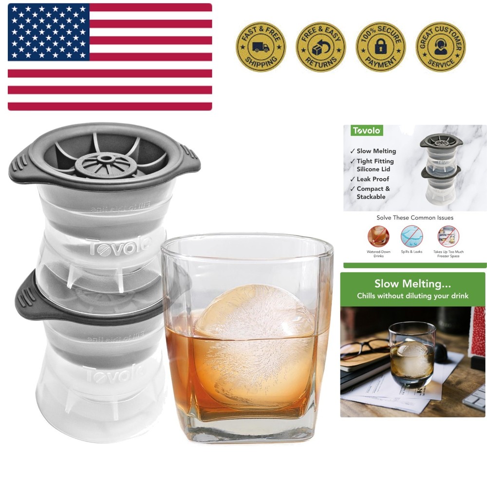 Sphere Ice Molds - Set of 2