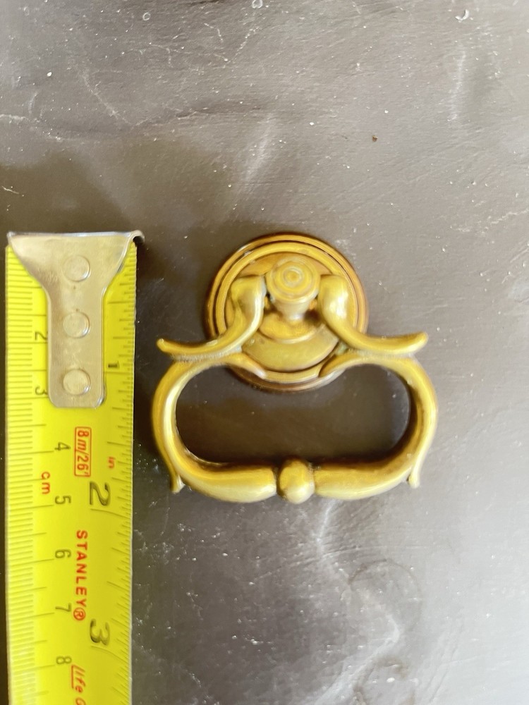 Brass Drawer Pulls Set Of 2, 2in