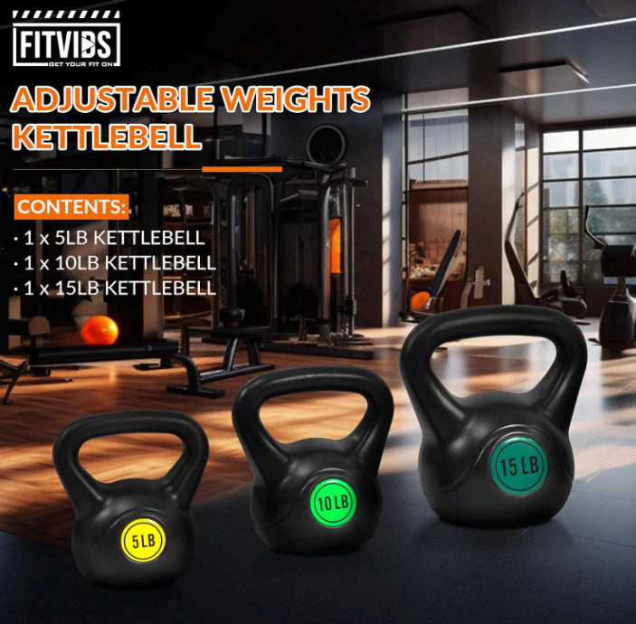 Kettlebell Sets Piece Strength Training KettleBells Weight Set