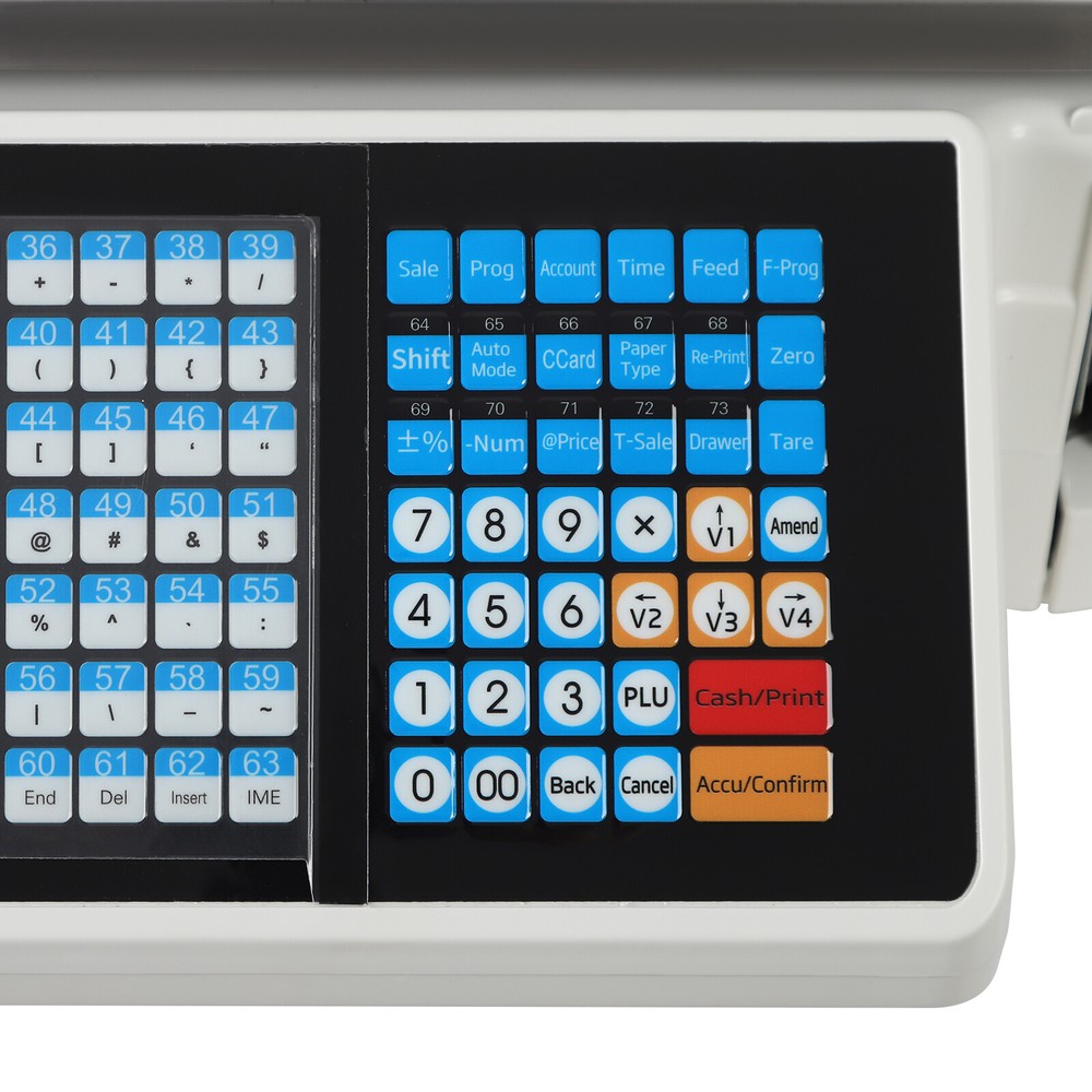 Electronic Weight Scale With Thermal Label Printer Digital Price Computing Scale