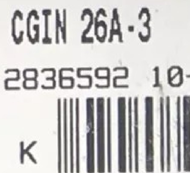 1  PCS  ORIGINAL  INSERTS        ‎CGIN 26A-3