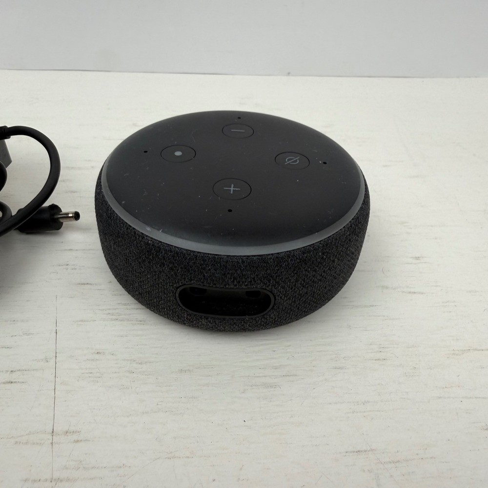 Amazon Echo Dot 3rd Gen Smart Speaker Charcoal C78MP8 with Power Adapter