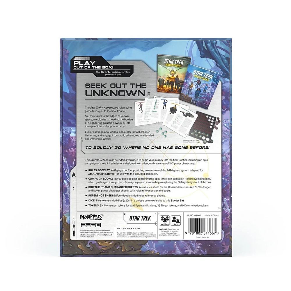 Star Trek Adventures RPG Second Edition Boxed Starter Set