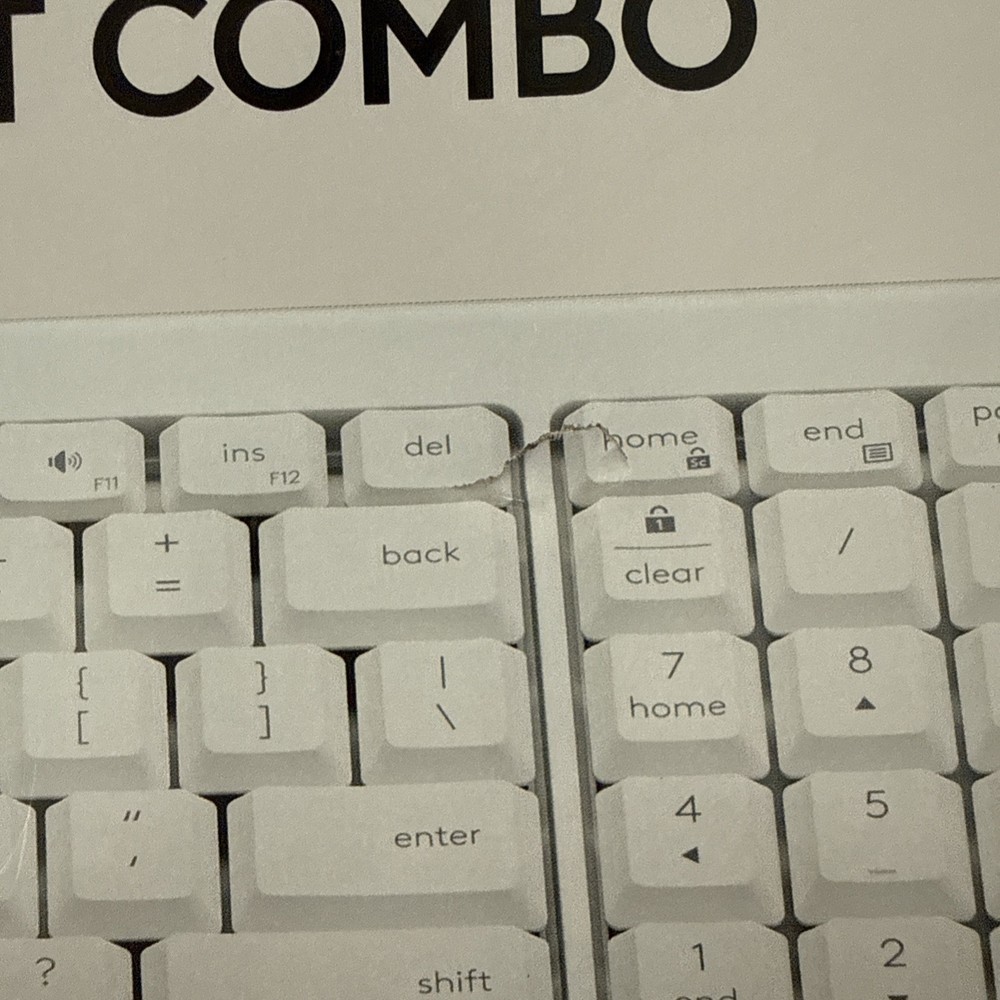 Logitech Bluetooth Compact Combo White (Keyboard + Mouse). New Sealed