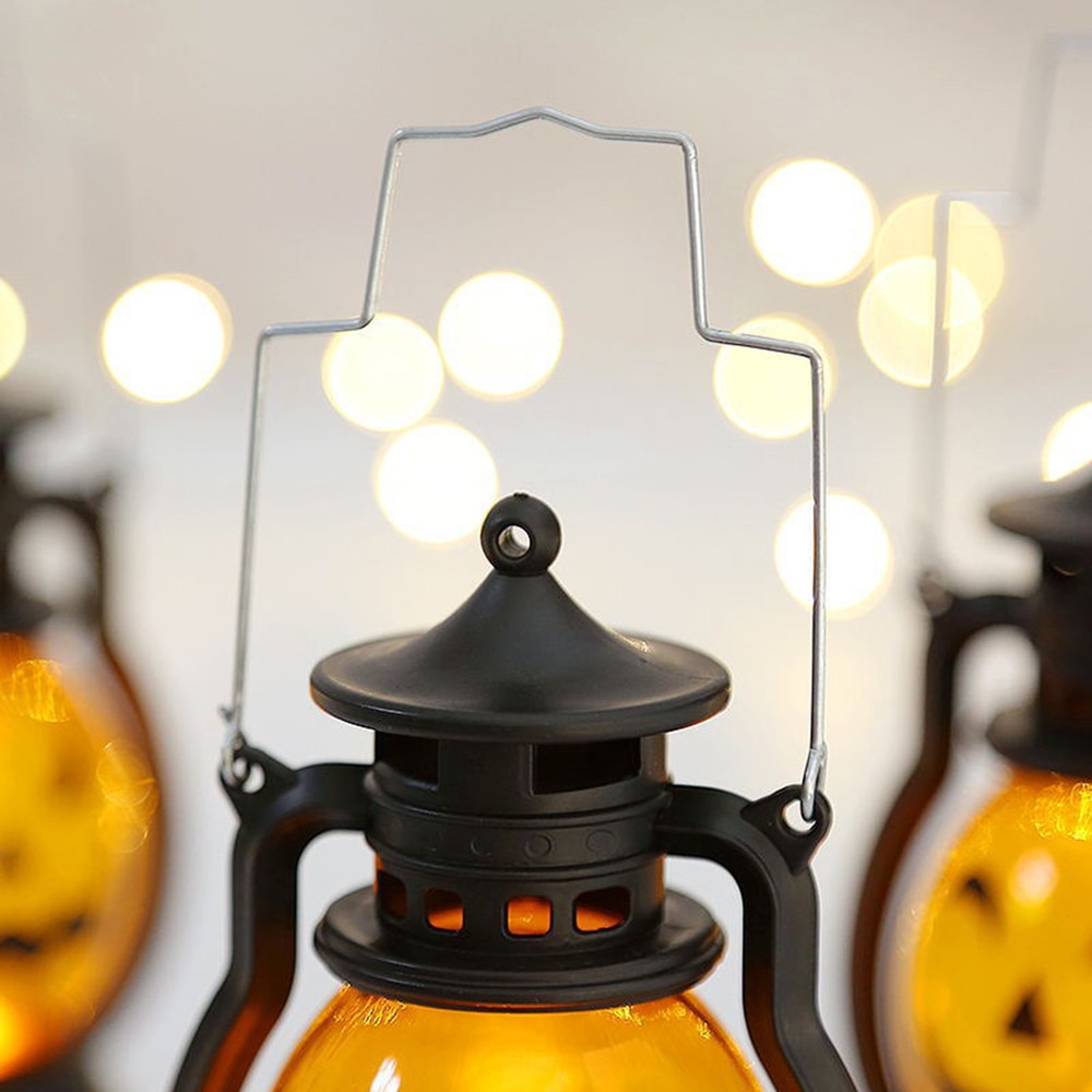 A Style Halloween Pumpkin Lantern With Battery