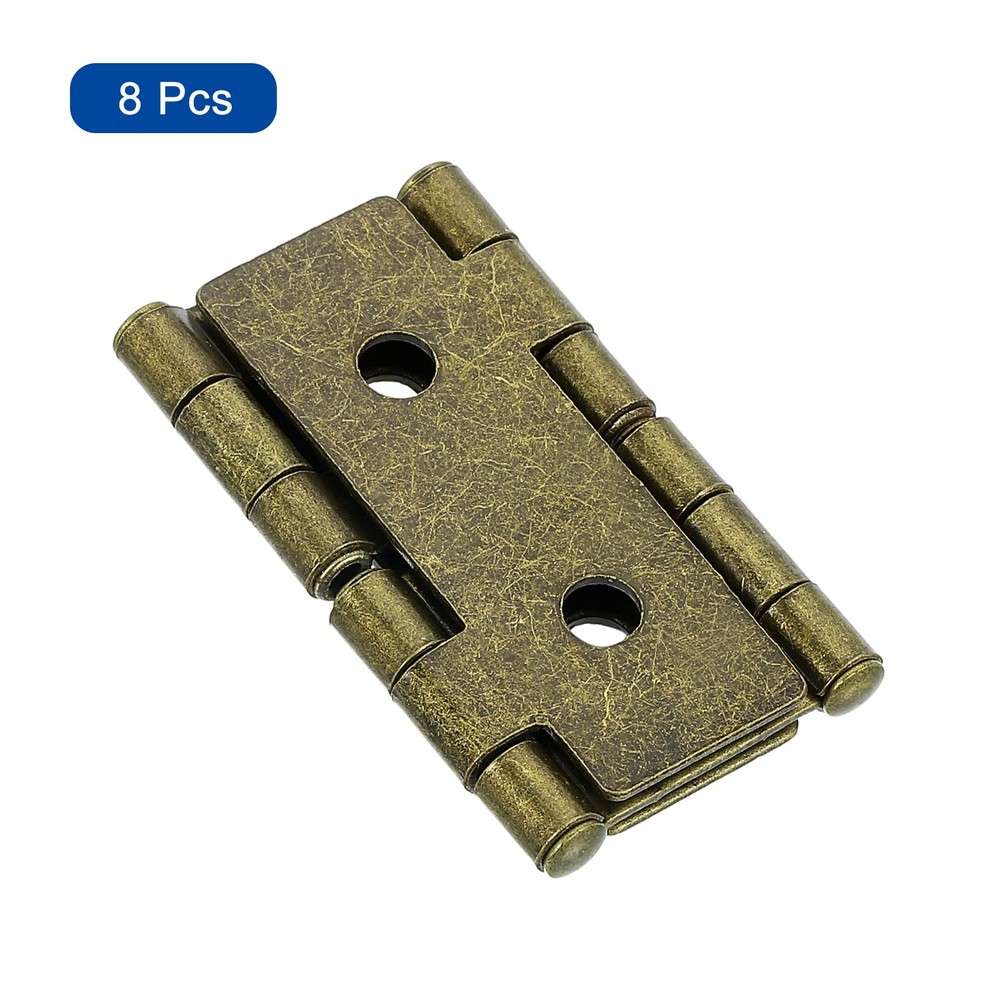 Double Acting Hinges Folding Screen, 8Pcs 1.85" Double Swing Hinges, Bronze