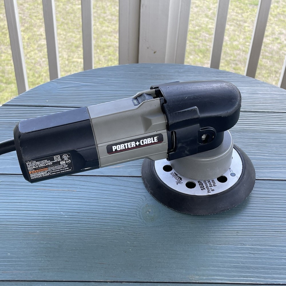PORTER-CABLE Random Orbit 5” Sander / Polisher No. 7424 Variable Speed NO HANDLE