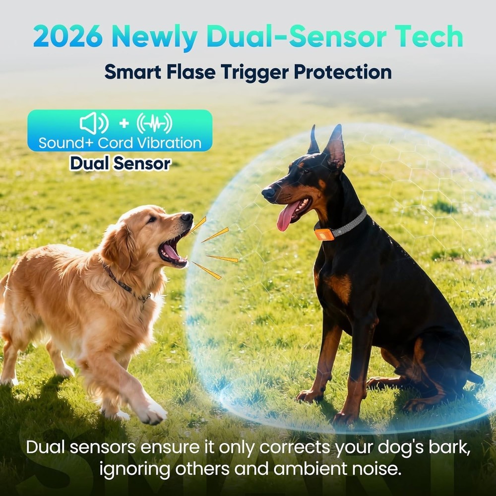 Eco-Friendly Rechargeable Bark Collar – Ultimate Solution for Excessive Barking
