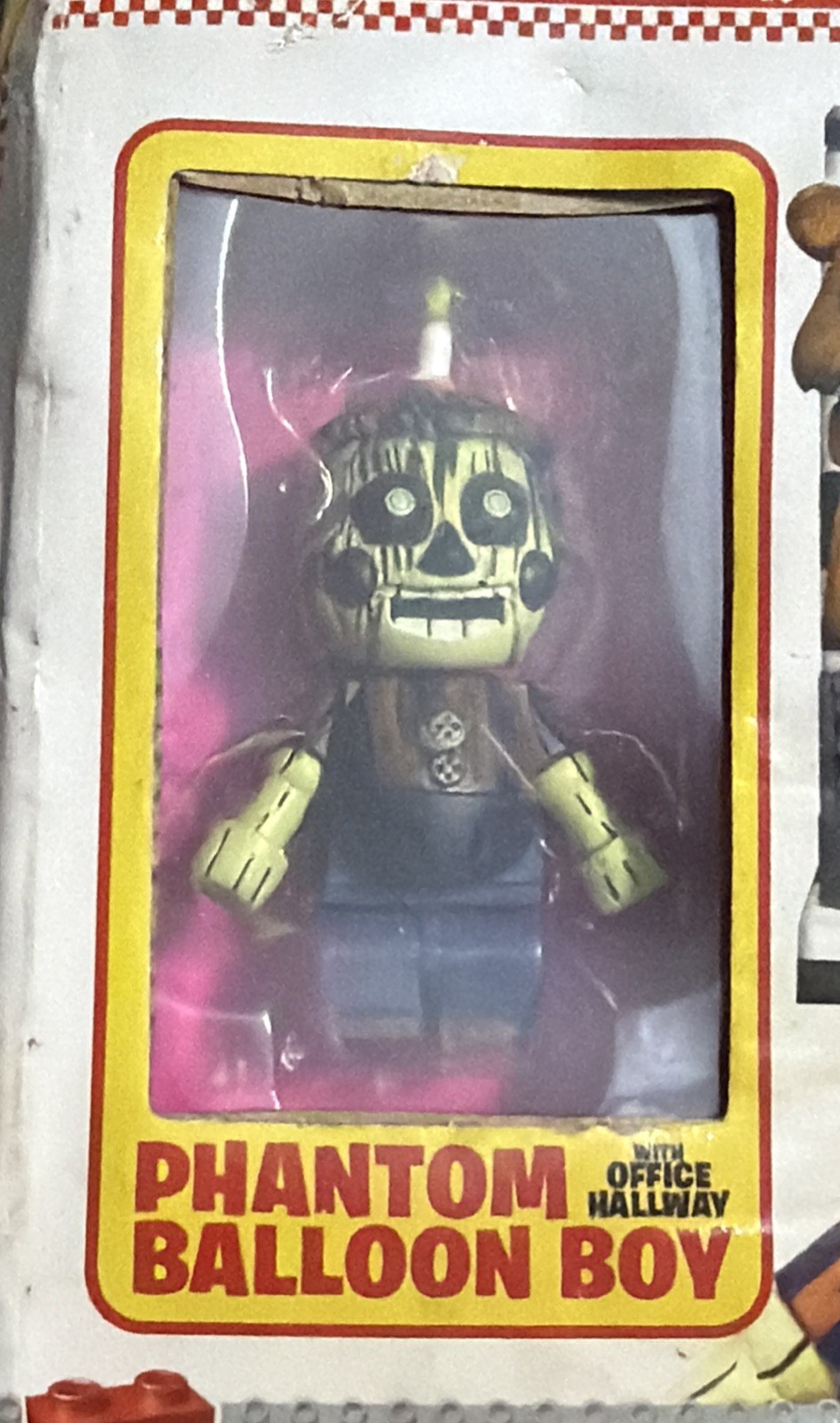 PHANTOM BALLOON BOY FIVE NIGHTS AT FREDDY'S McFarlane 12813 CONSTRUCTION READ