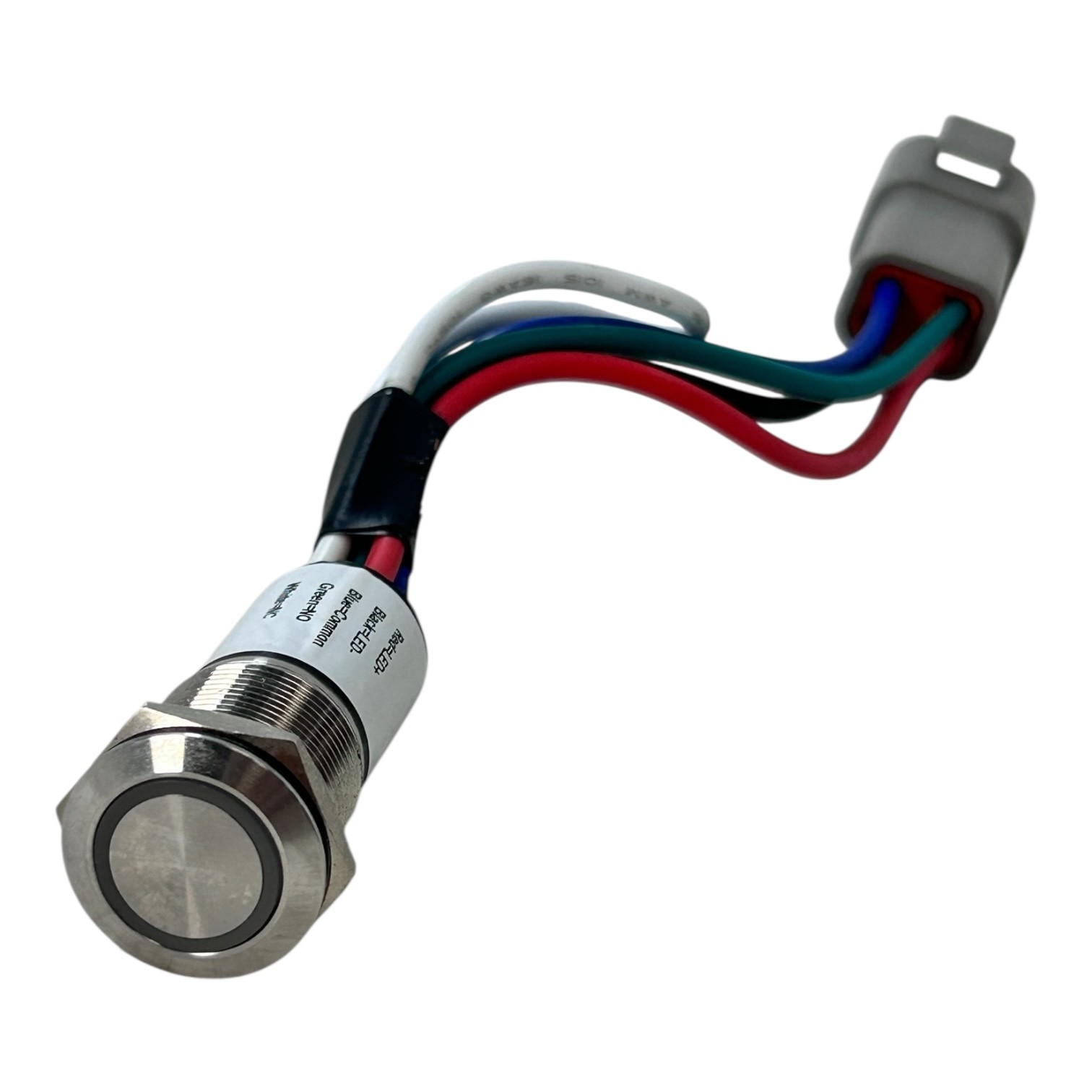 Bocatech BTRWPSW-12BL, Marine Mini Push Button Switch 5ADC