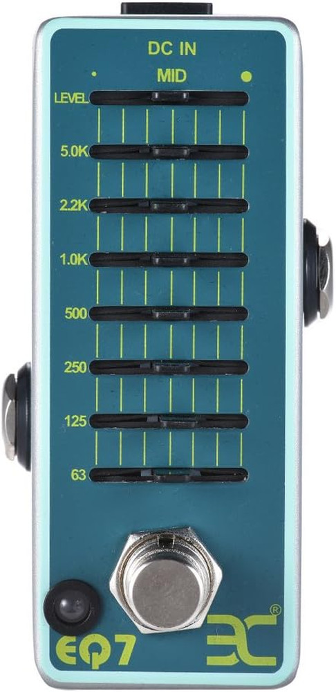 7 Band EQ Equalizer Mini Guitar Pedal