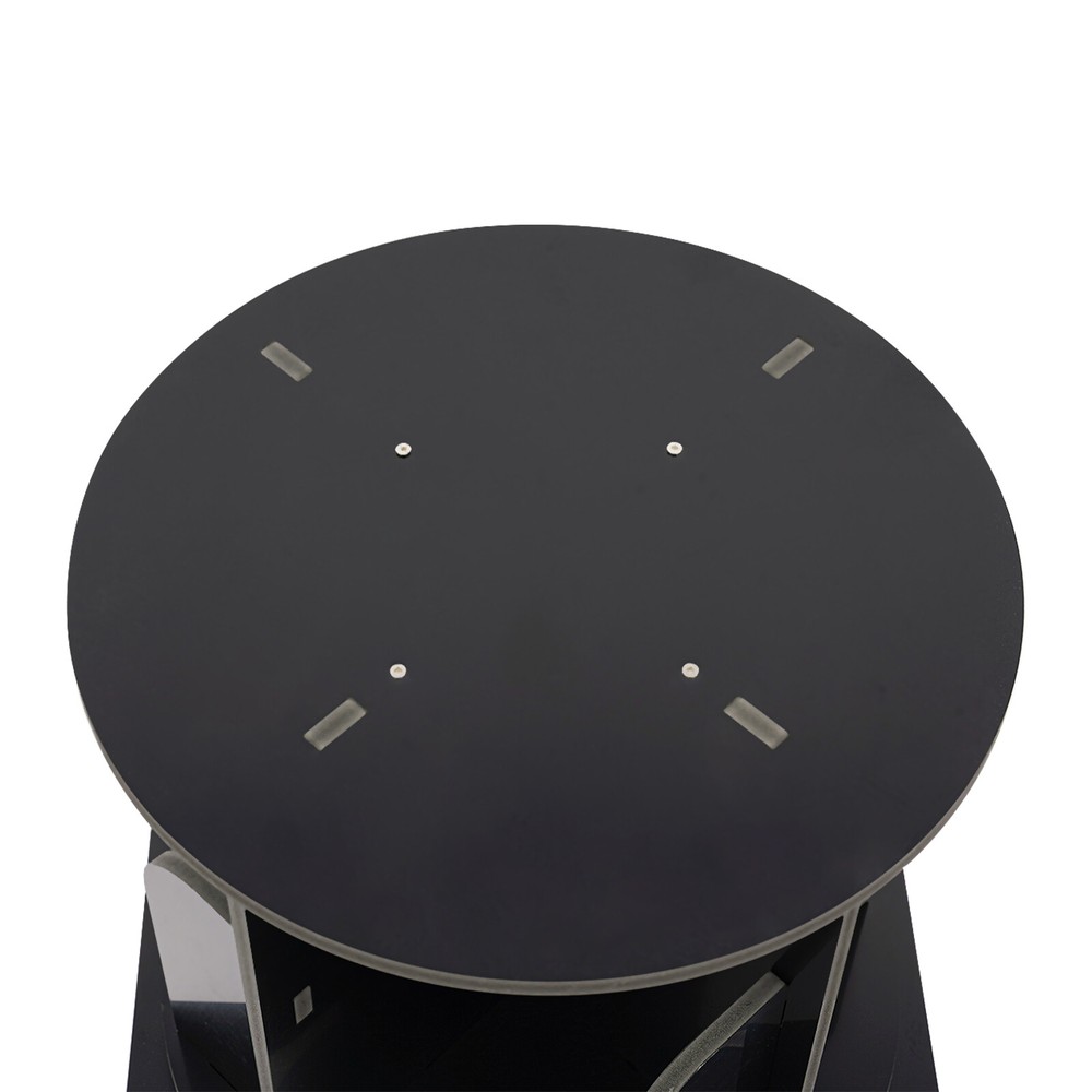 Bedside Table with Drawer, Corner High End Table, Rotating Bookshelf with Drawer