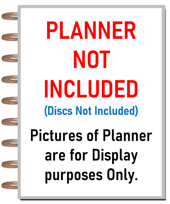 Blank School Month 2 Sided Dashboard Insert for use with Classic Happy Planner-