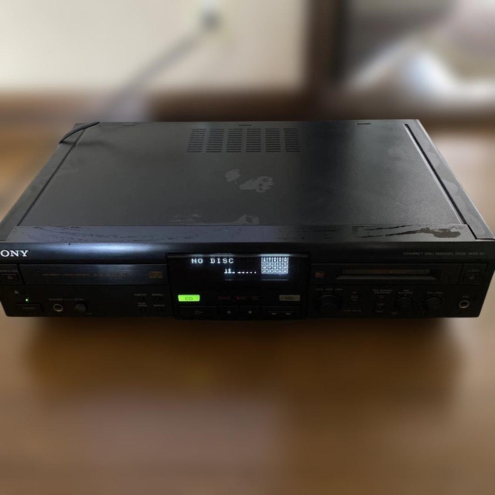Junk  Sony MXD-D1 CD/MD Player Double Deck from Japan