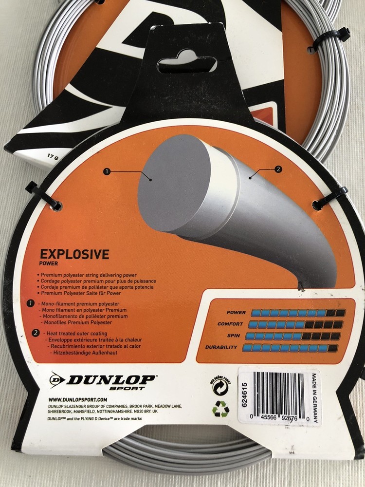 DUNLOP 3 tennis string sets