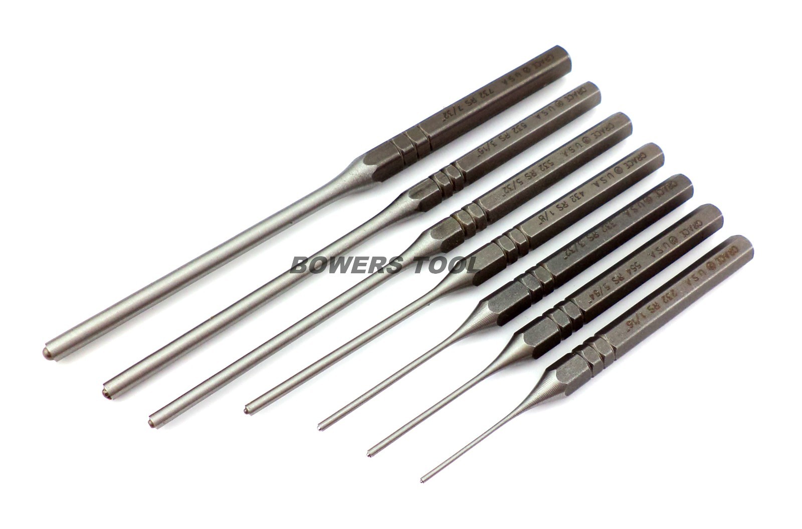 Grace Gunsmith Roll Spring Pin Punch Set 7pc Gun Care Machinist Made in USA