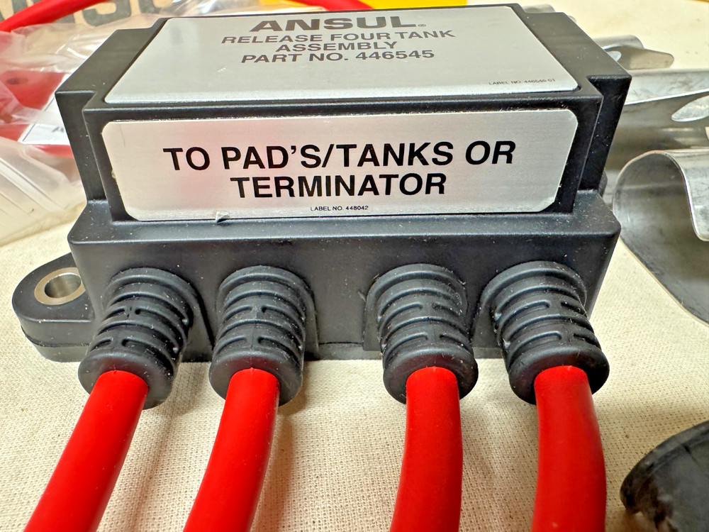 ANSUL Release 4 Tank Cable Assembly P/N 446545. Checkfire System