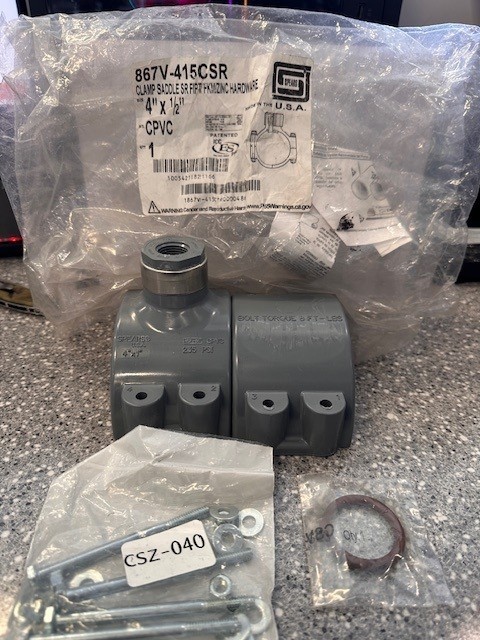 Spears® 867V-415CSR Pipe Saddle Clamp