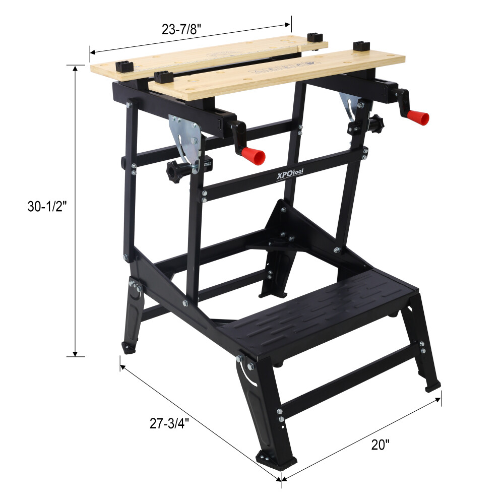 Multifunctional Workbench, Portable Foldable Workbench for DIY, Woodworking