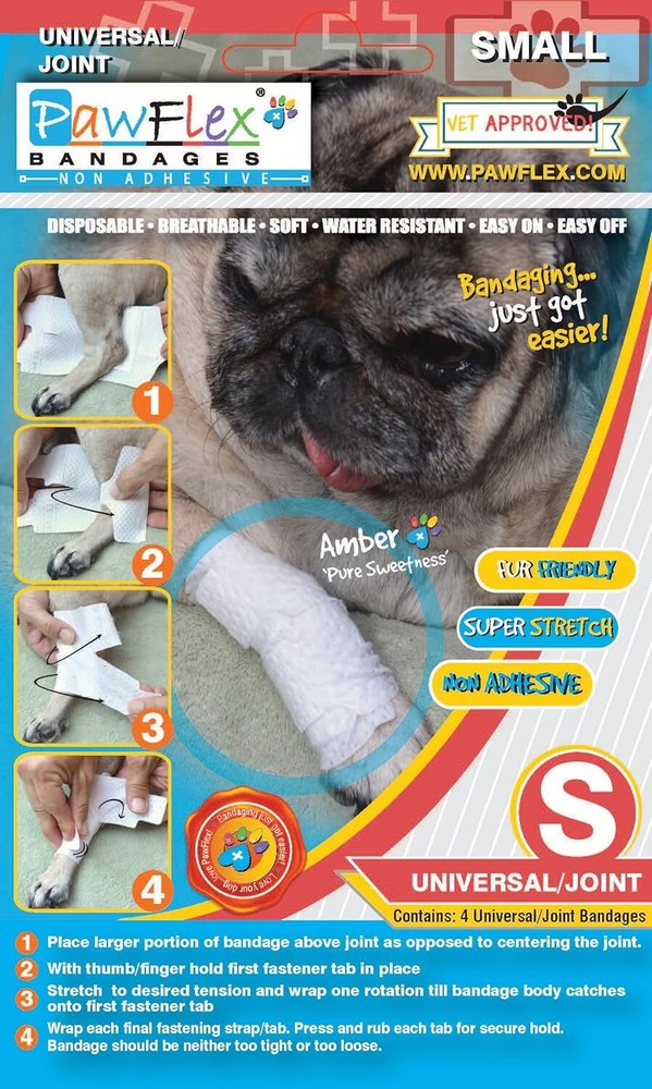 PawFlex Bandages for Pets - Joint Universal / Medimitt / Basic / Cover / Sleeve