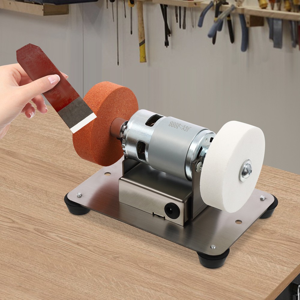 Electric Benchtop Grind Sander with Adjustable Speed for Precise Grinding