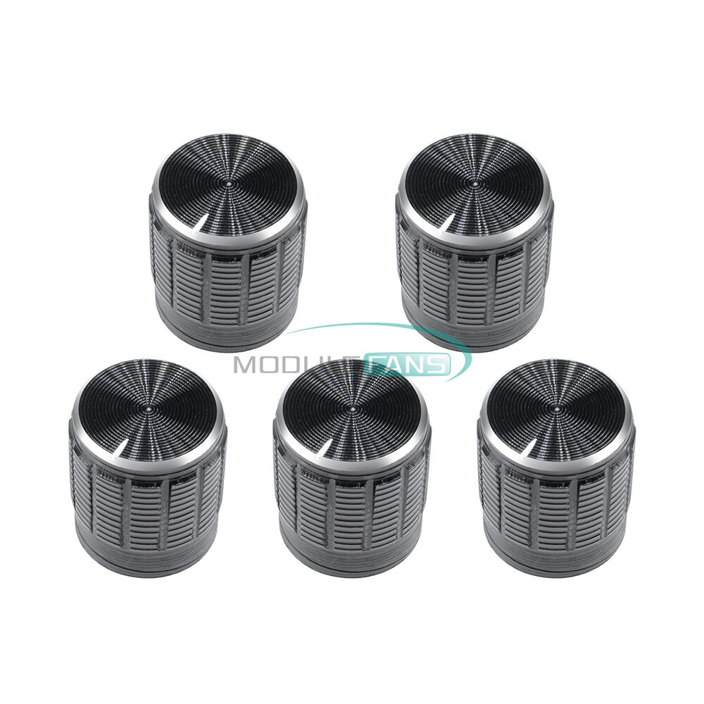 10PCS Volume Control Rotary Knobs For 6mm Dia Knurled Shaft Potentiometer M