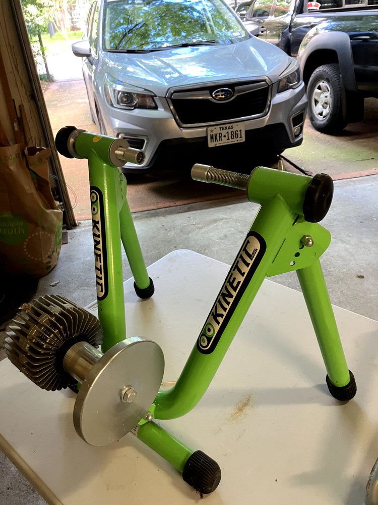 Kinetic Road Machine Trainer for stationary exercise. Lightly used.