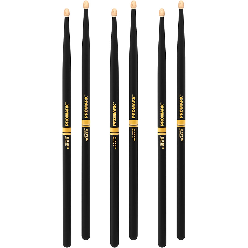 Promark Rebound Activegrip 3 Pack 5B Wood