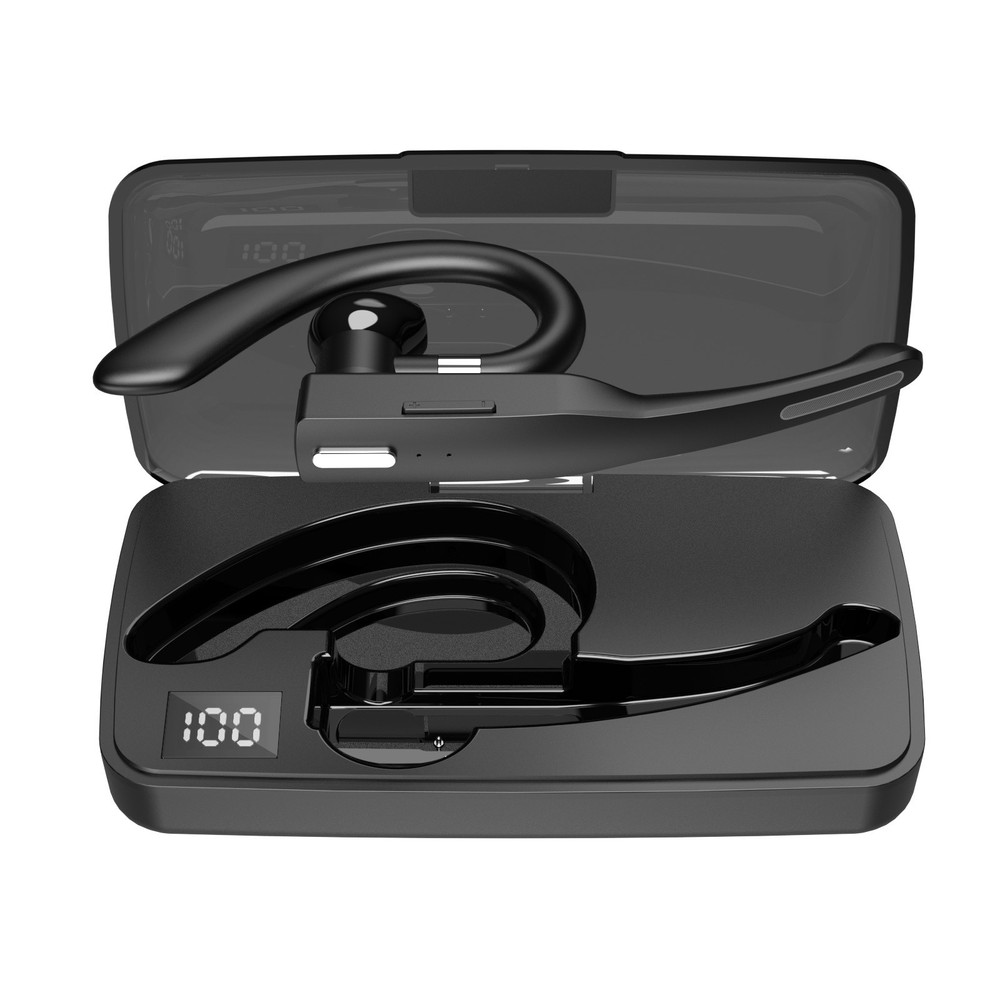 Bluetooth Headset Wireless Bluetooth Earpiece with 500mAh Charging Case 72 Hours